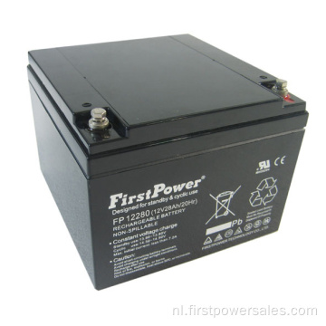 Reserve Deep Cycle Battery 12V28AH spoorwegsysteem batterij